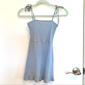 Mint blue mini dress